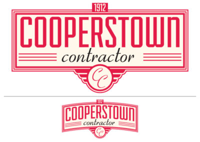Approved Cooperstown Contractor Logo With Proposed Logo, 2015