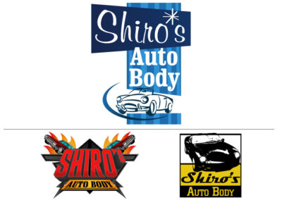 Approved Shiro's Auto Body Logo With Proposed Logos, 2010