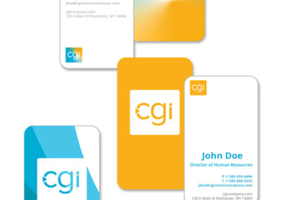 Proposed CGI Business Card Redesign, 2003