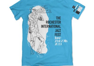 Proposed Rochester International Jazz Fest T-Shirt, 2019
